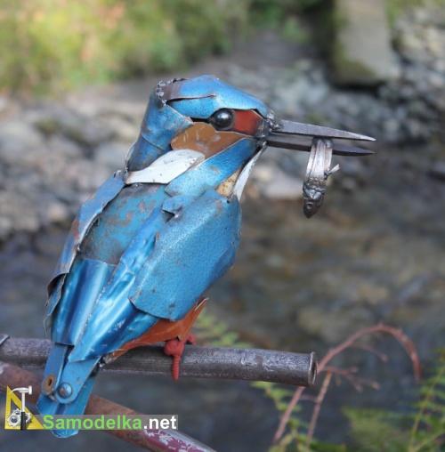 Животные из металла - Зимородок Животные из металла - Зимородок