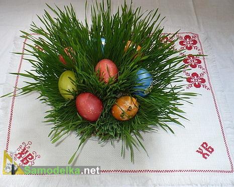 пасхальная полянка своими руками
